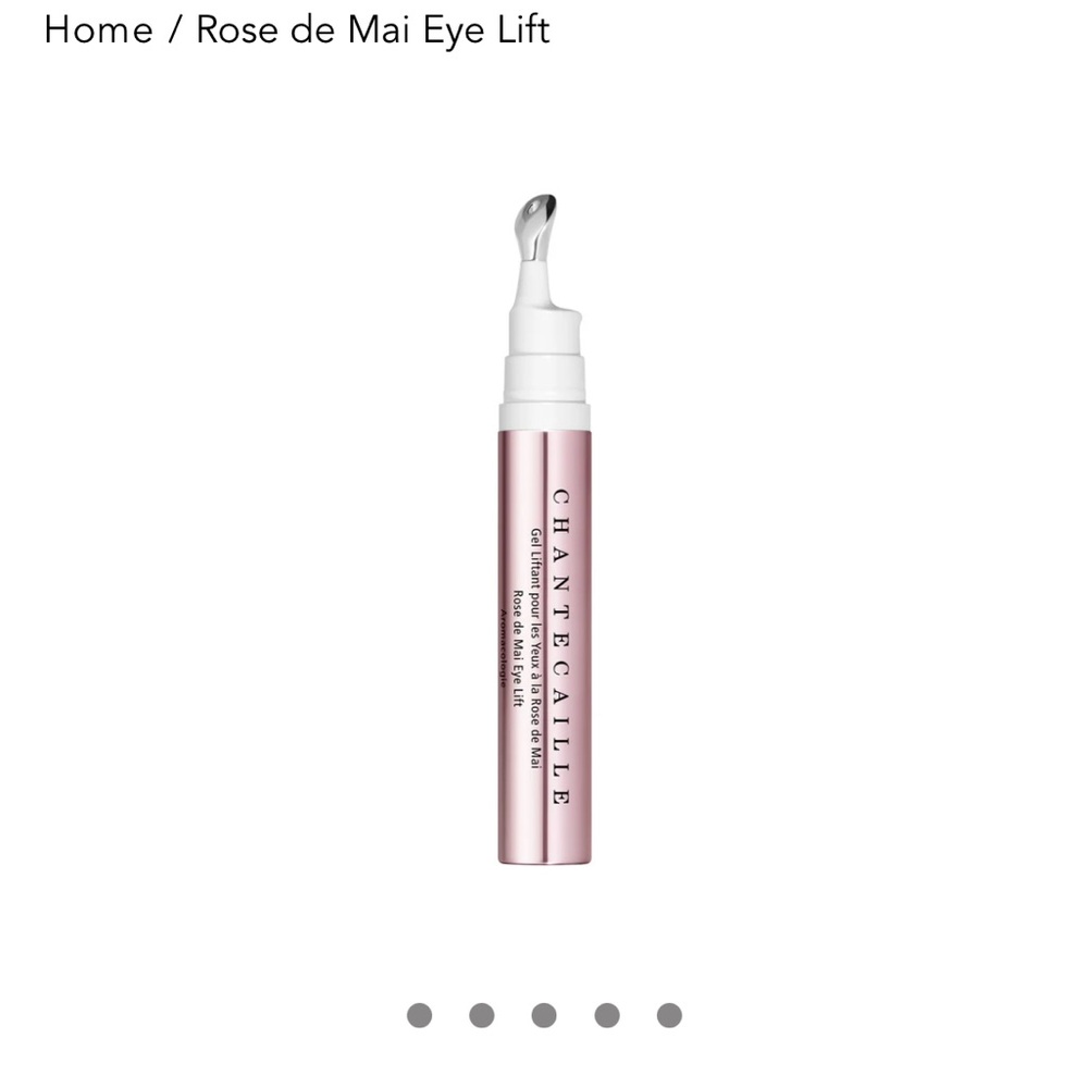 Chantecaille Rose de Mai Eye Gel in Pink and White